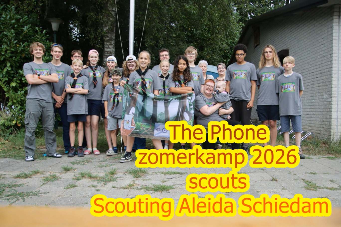 De aftermovie van het zomerkamp 2026 van de scouts van Scouting Aleida Schiedam