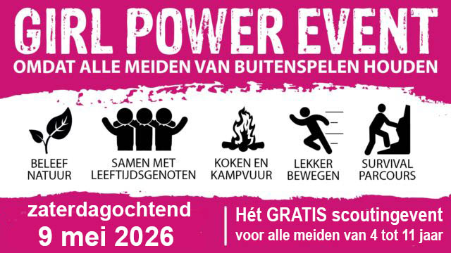 Het Girl Powerrr Event van Scouting Aleida Schiedam